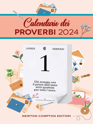 cover image of Calendario dei proverbi 2024